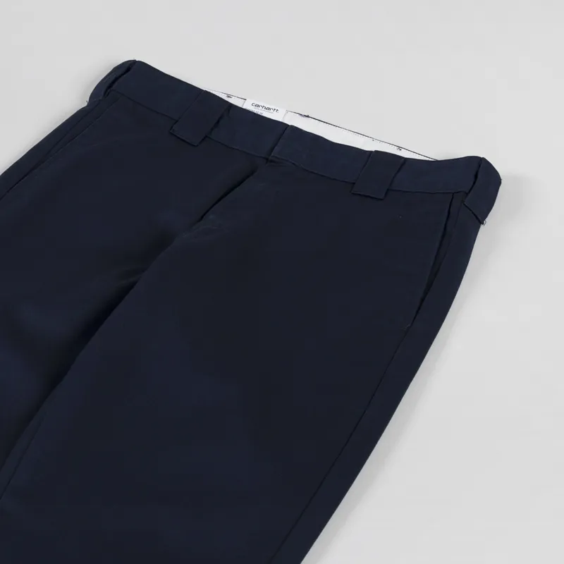 Carhartt WIP Master Pant Dark Navy Rinsed Denison Twill-4