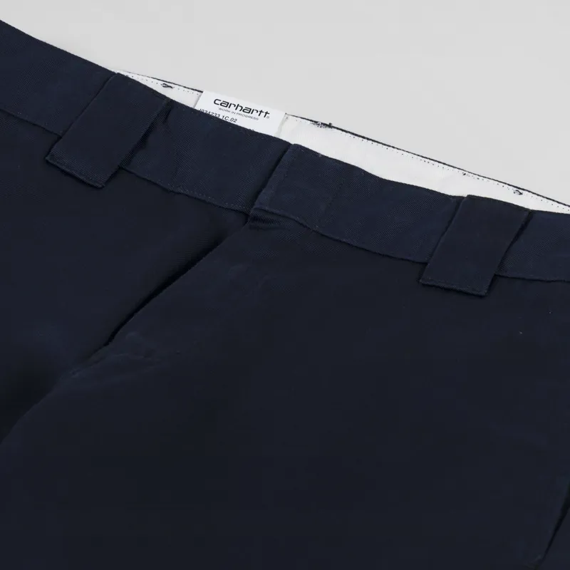 Carhartt WIP Master Pant Dark Navy Rinsed Denison Twill-7