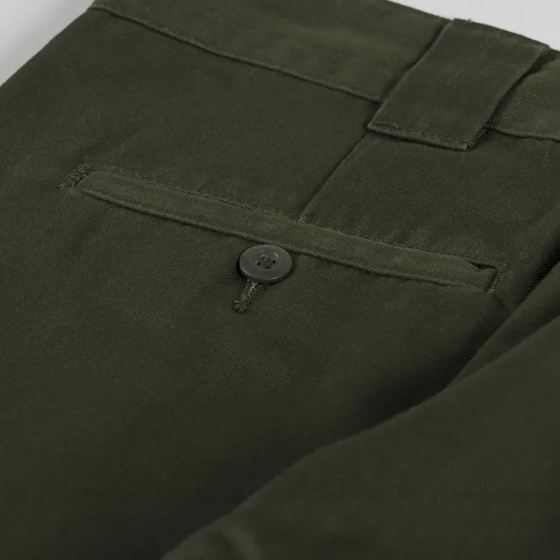 Carhartt WIP Master Pant Office Green Rinsed Denison Twill-8