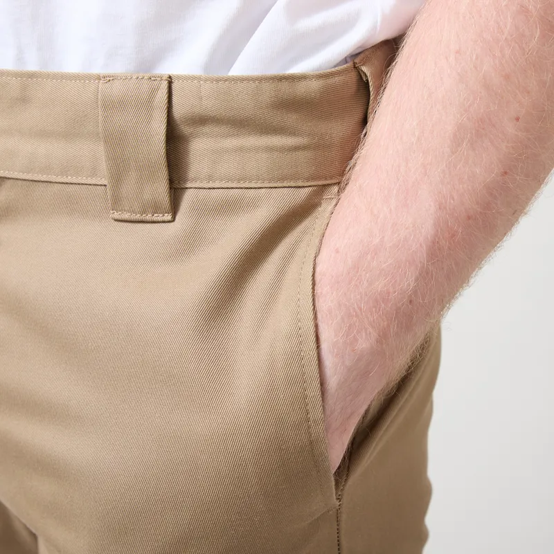 Carhartt WIP Master Pant Dark Leather Rinsed Denison Twill-4