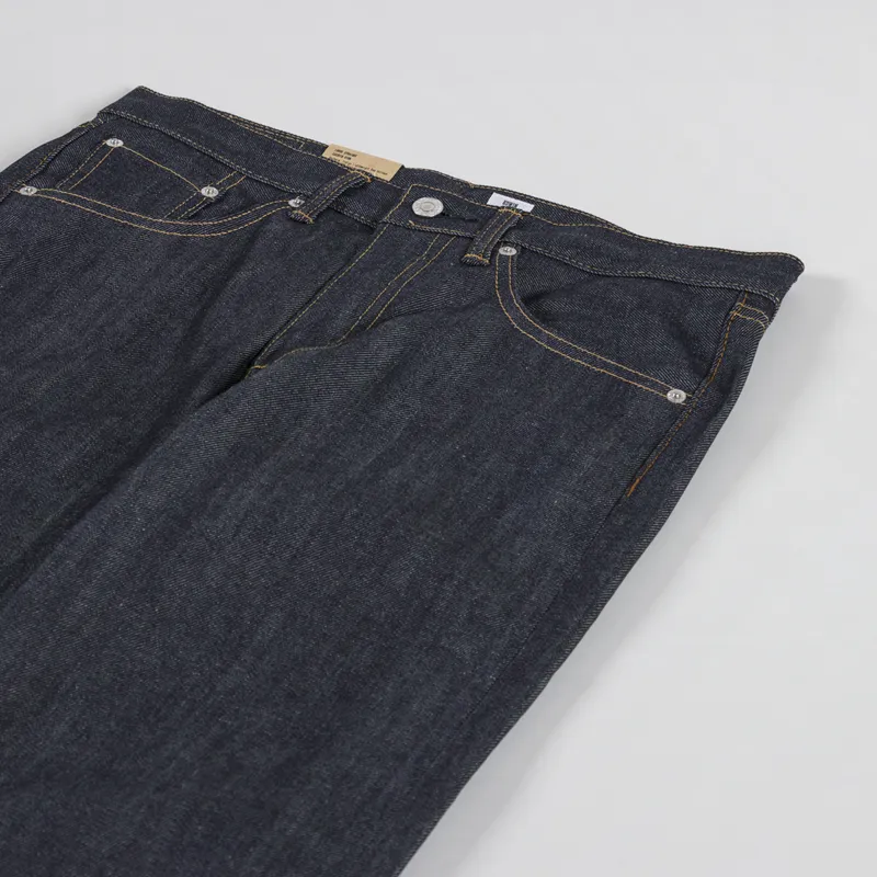 Edwin Loose Straight Jeans Blue Unwashed-4