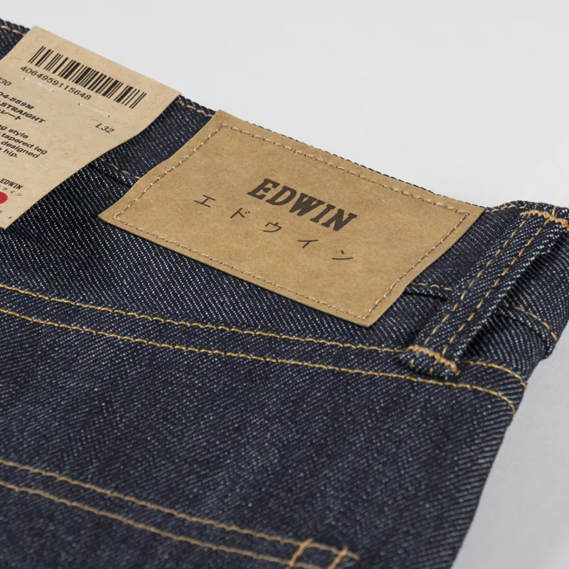 Edwin Loose Straight Jeans Blue Unwashed-8