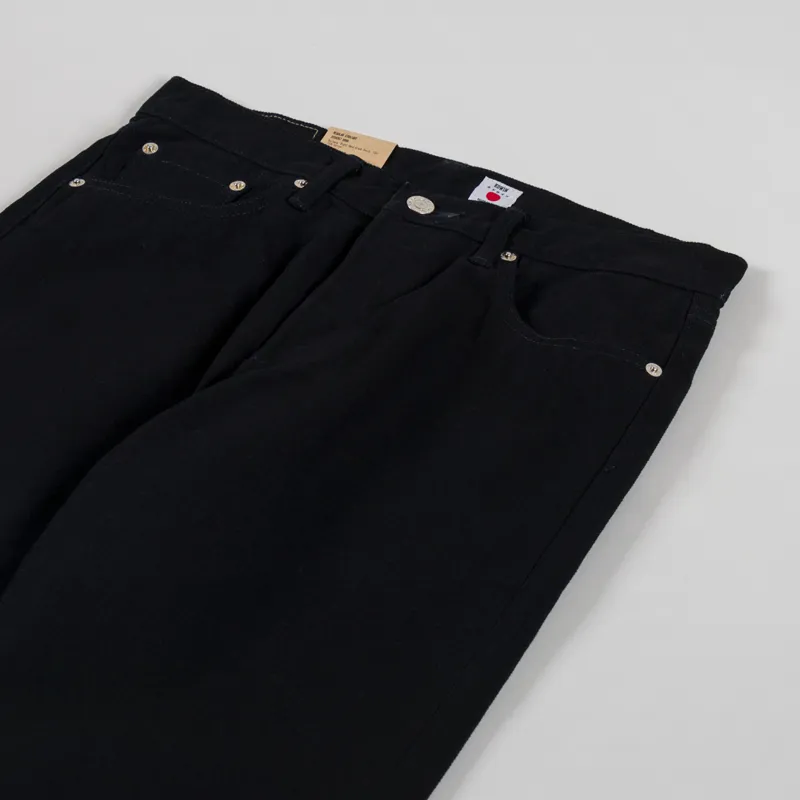 Edwin Regular Straight Jeans Black Unwashed-4