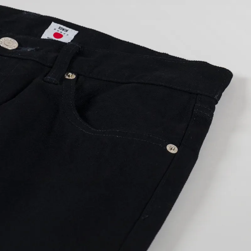 Edwin Regular Straight Jeans Black Unwashed-8
