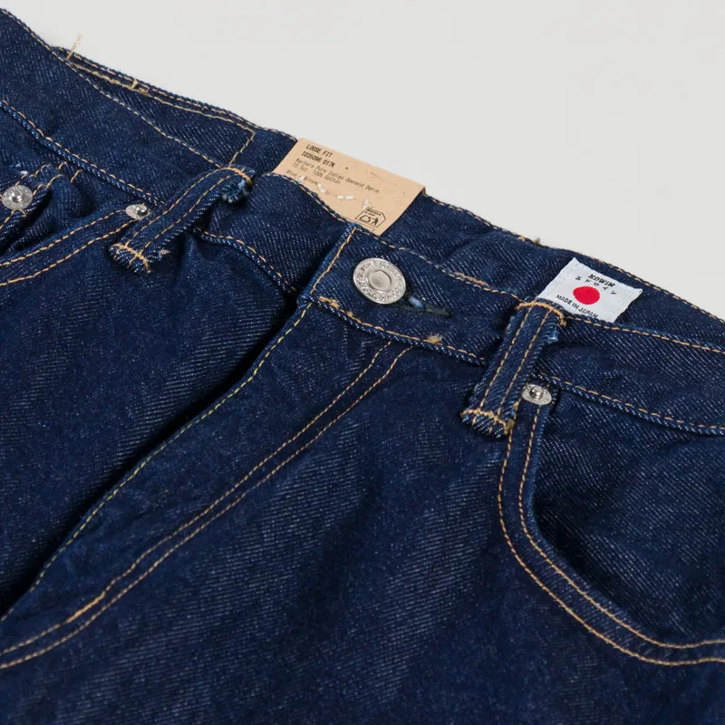 Edwin Loose Fit Jeans Blue Rinsed-8