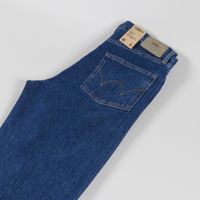 Edwin Loose Fit Jeans Blue Mid Used-5