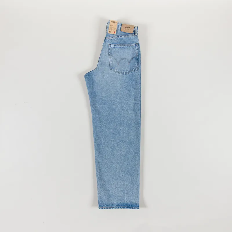 Edwin Wide Pants Blue Mid Light Used-2