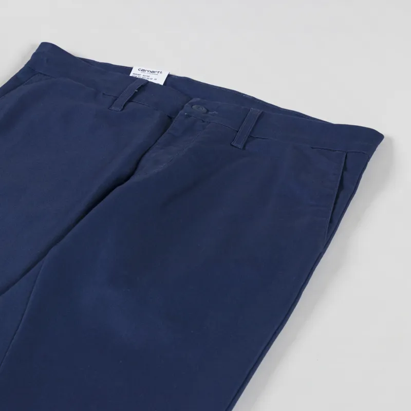 Carhartt WIP Sid Pant Dusky Blue Lamar Stretch Twill-6