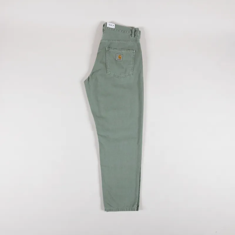 Carhartt WIP Newel Pant Park Stone Dyed Clark Twill-2
