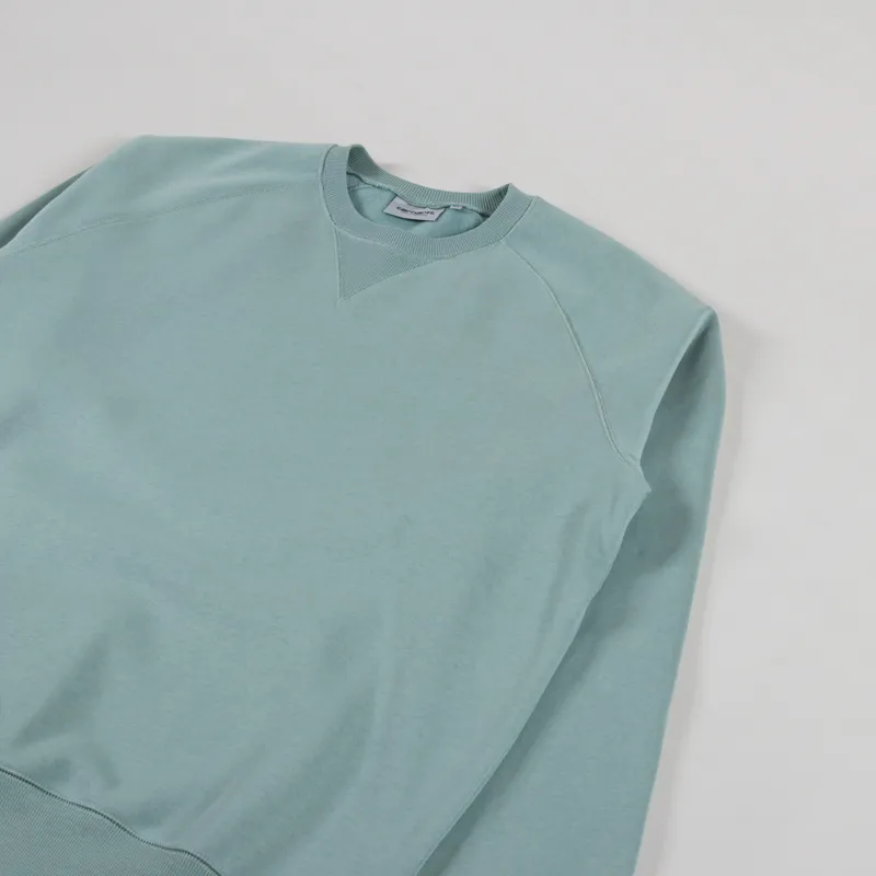 Carhartt WIP Chase Sweatshirt Frosted Green Gold-2