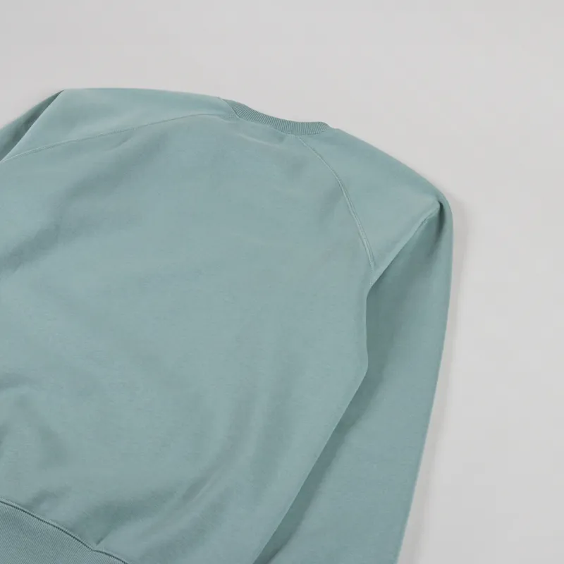 Carhartt WIP Chase Sweatshirt Frosted Green Gold-3