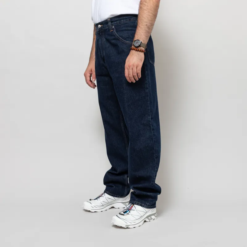 Edwin Tyrell Pants Blue Dark Marble Wash-1