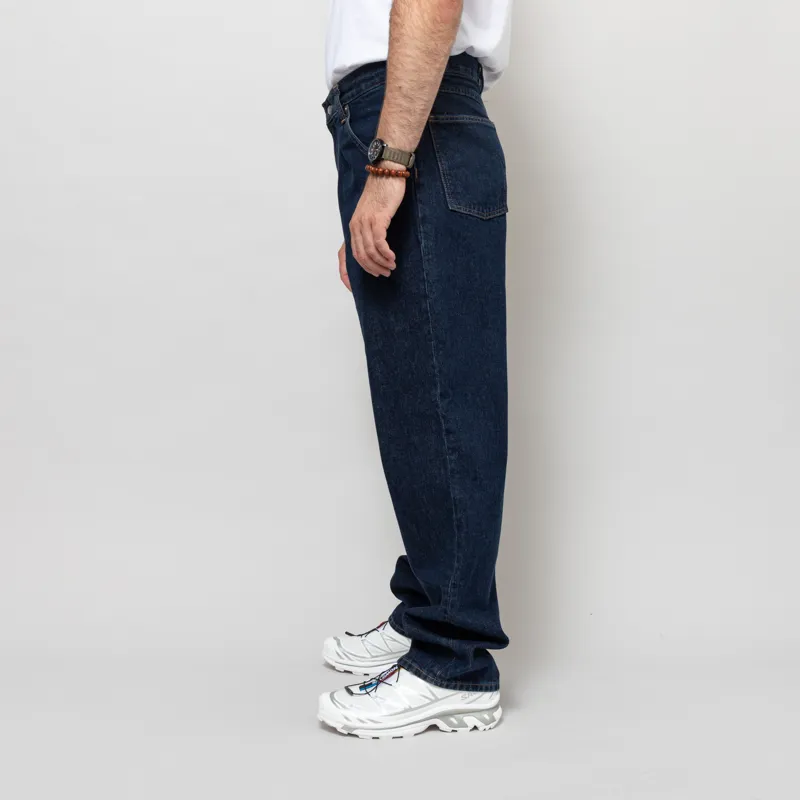 Edwin Tyrell Pants Blue Dark Marble Wash-2