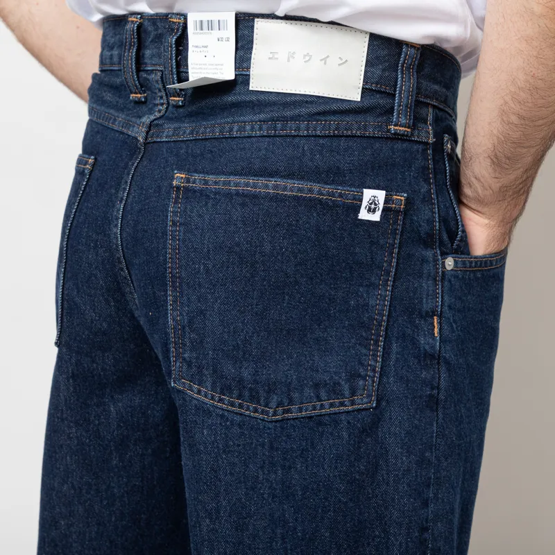 Edwin Tyrell Pants Blue Dark Marble Wash-7