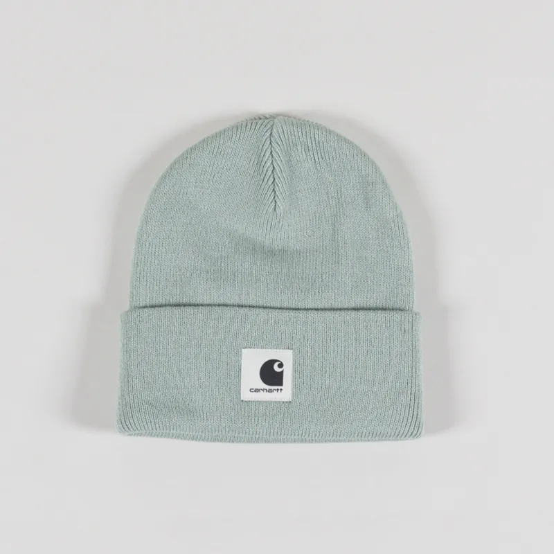 Carhartt WIP Womens Ashley Beanie Frosted Green