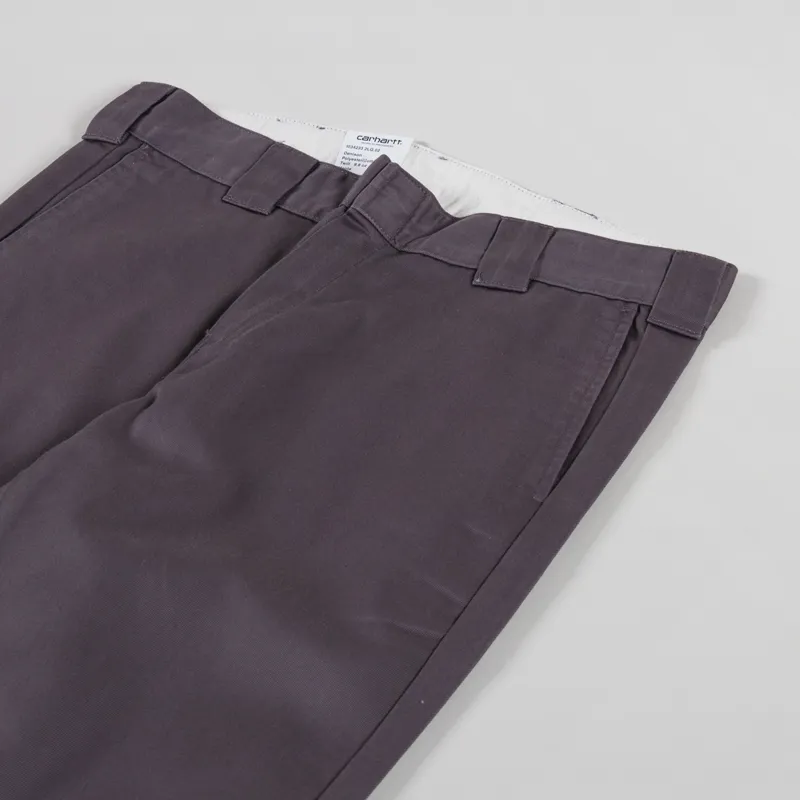 Carhartt WIP Master Pant Manta Rinsed Denison Twill-4