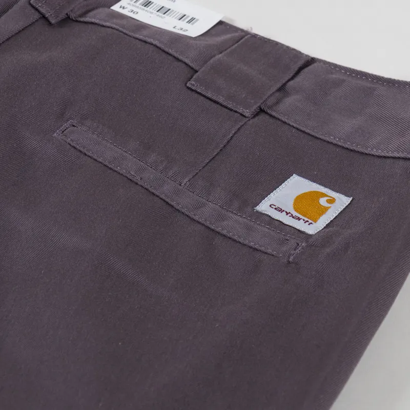 Carhartt WIP Master Pant Manta Rinsed Denison Twill-7