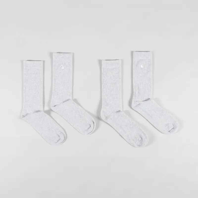 Carhartt WIP Madison Socks Ash Heather White