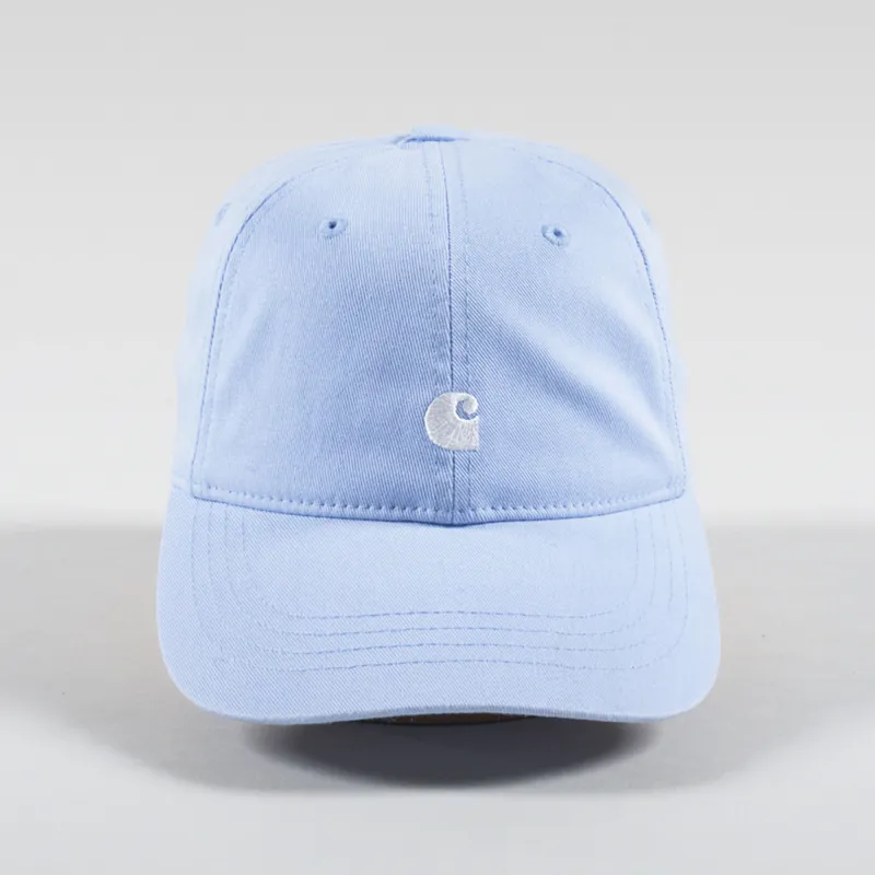Carhartt WIP Womens Madison Logo Cap Air Sky White-2