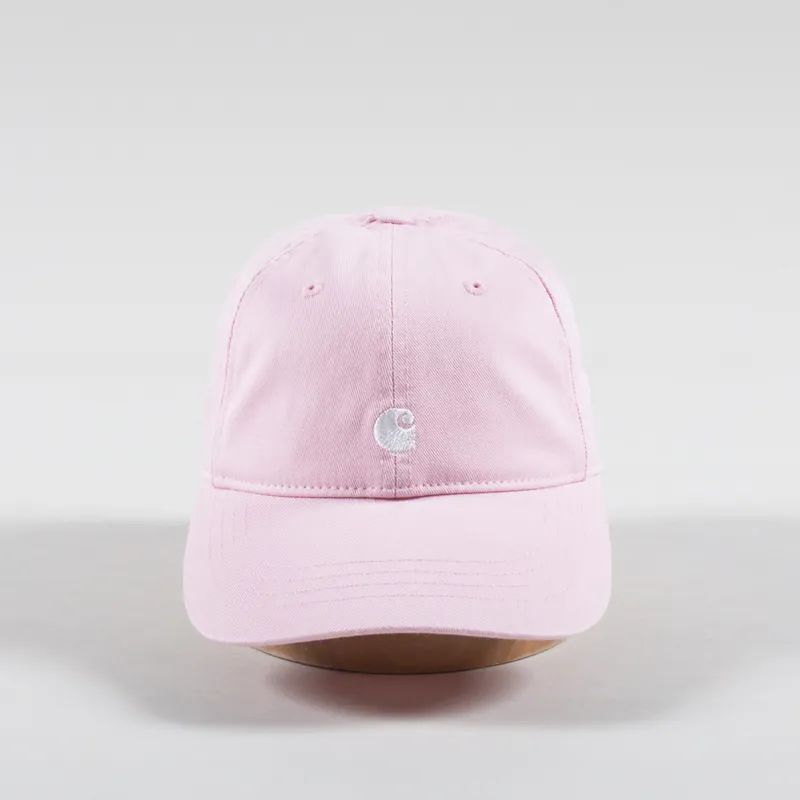 Carhartt WIP Womens Madison Logo Cap Air Pink White-2