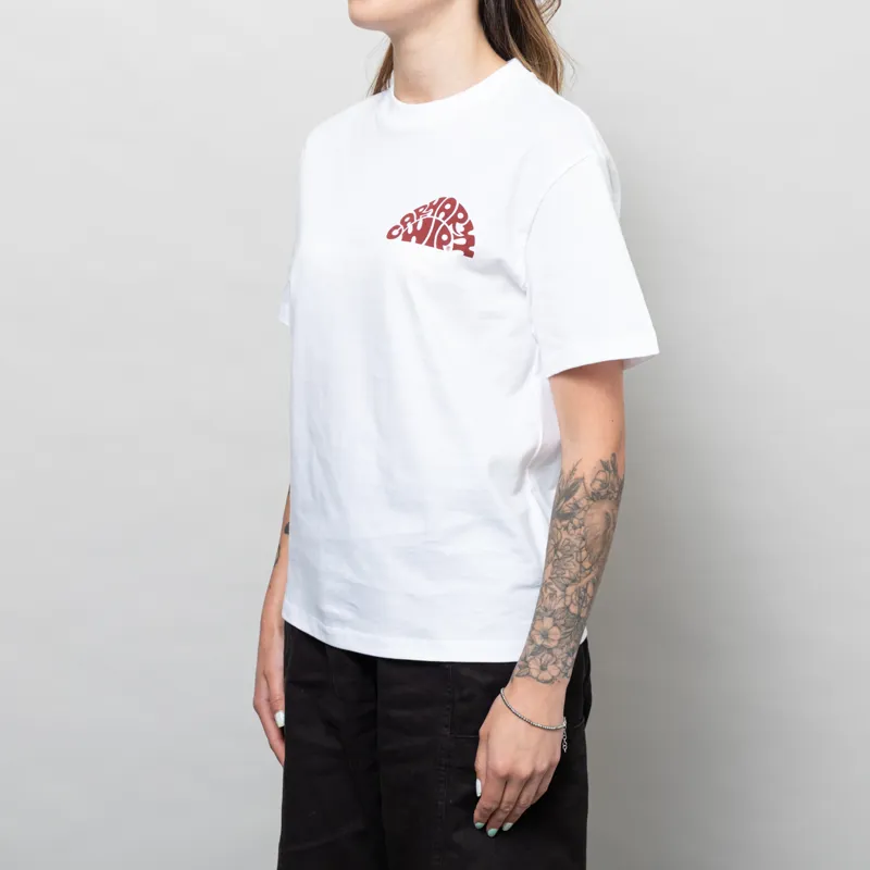 Carhartt WIP Womens Jazzy T Shirt White Desire-3