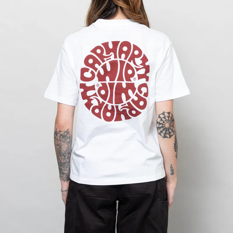 Carhartt WIP Womens Jazzy T Shirt White Desire