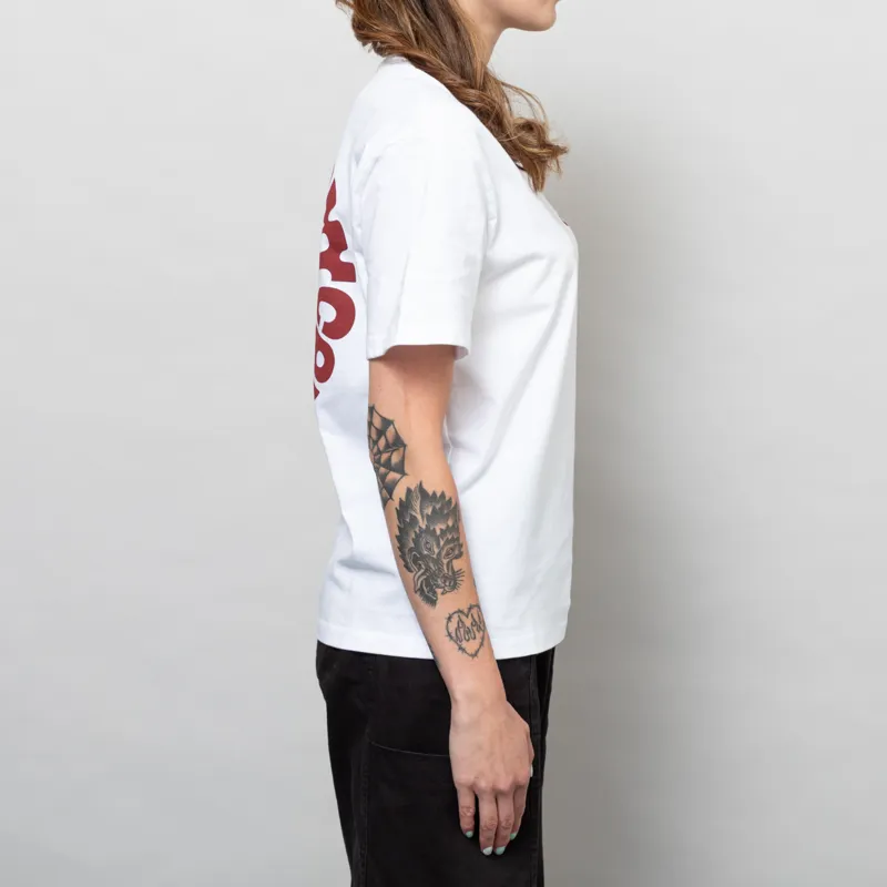 Carhartt WIP Womens Jazzy T Shirt White Desire-1