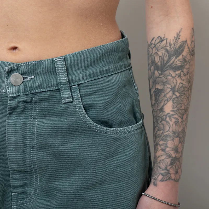 Carhartt WIP Womens Brandon Pant Silver Pine Stone Dyed-7