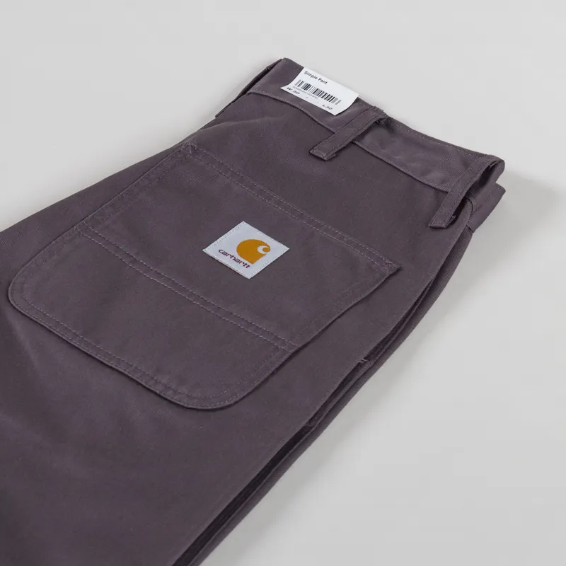 Carhartt WIP Simple Pant Manta Rinsed Denison Twill-5