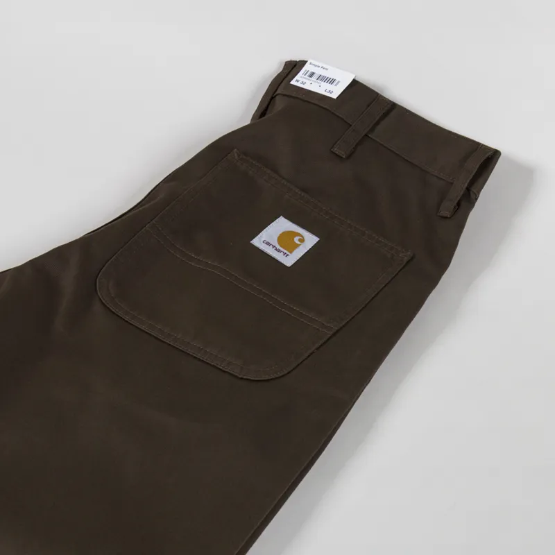 Carhartt WIP Simple Pant Liberica Rinsed Denison Twill-3
