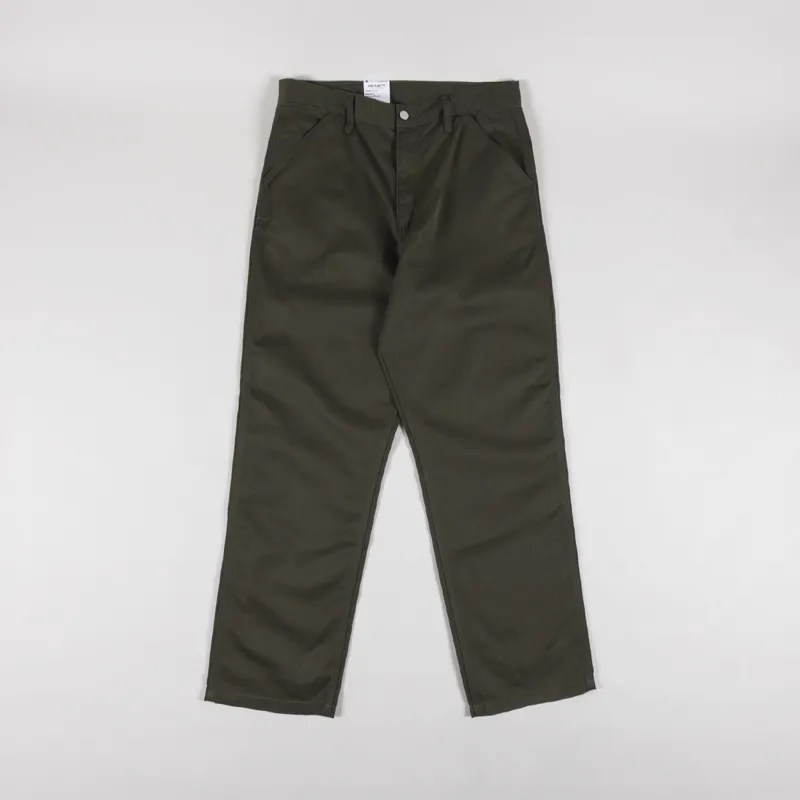 Carhartt WIP Simple Pant Turtle Rinsed Denison Twill-1