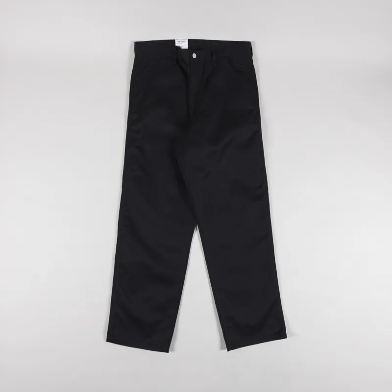 Carhartt WIP Simple Pant Black Rinsed Denison Twill-1