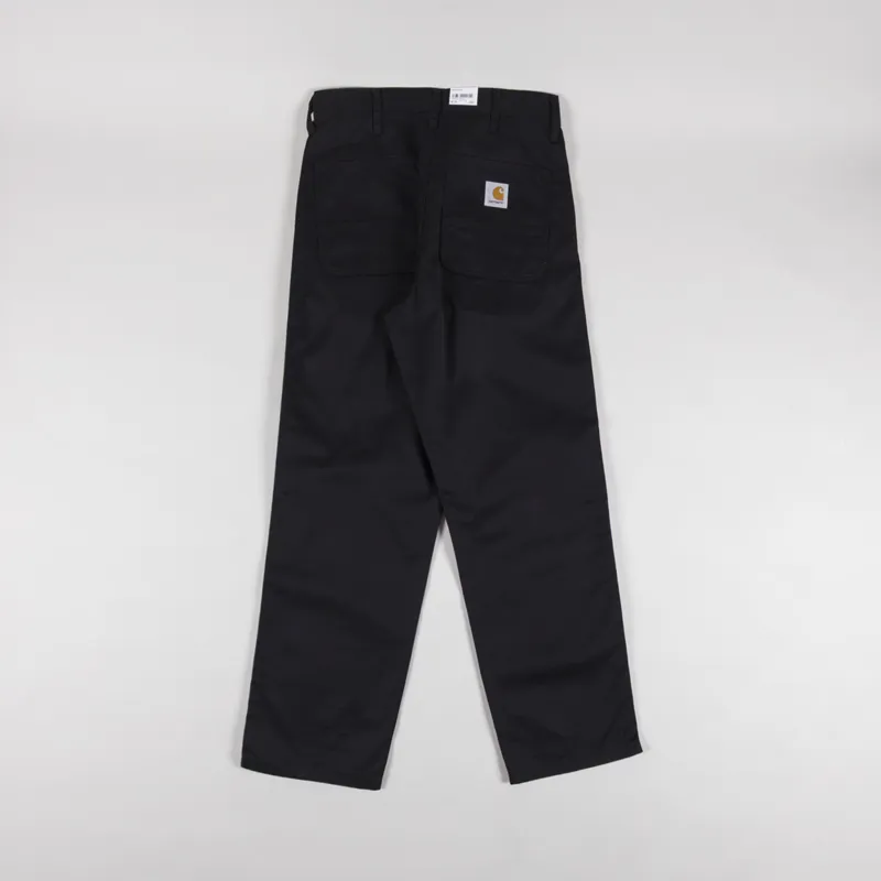 Carhartt WIP Simple Pant Black Rinsed Denison Twill