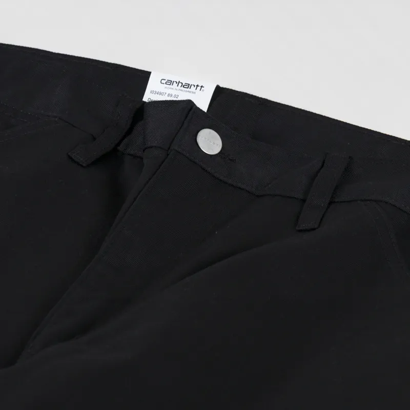 Carhartt WIP Simple Pant Black Rinsed Denison Twill-8