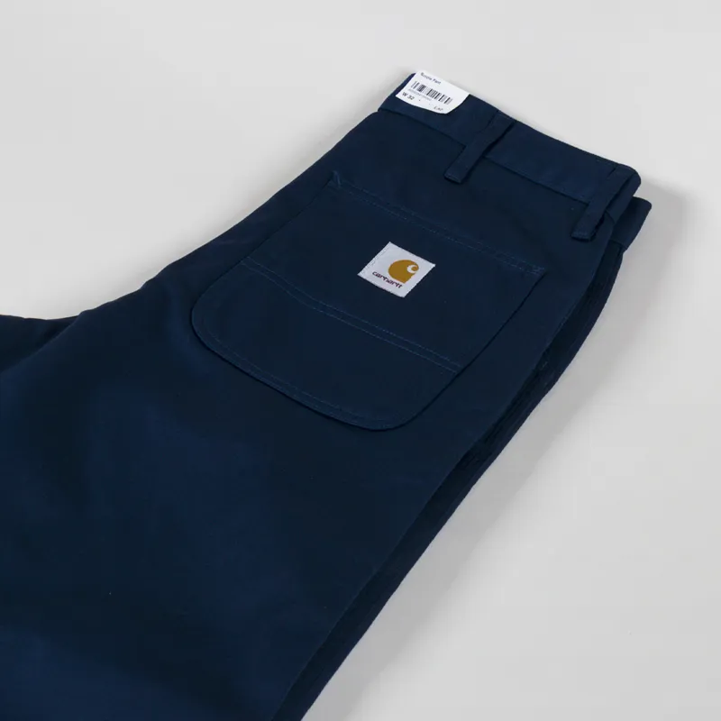 Carhartt WIP Simple Pant Ink Rinsed Denison Twill-4