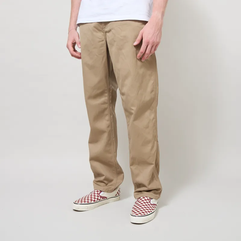 Carhartt WIP Simple Pant Leather Rinsed Denison Twill-1