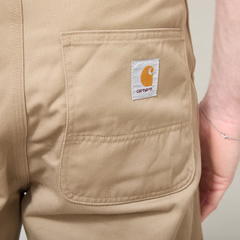 Carhartt WIP Simple Pant Leather Rinsed Denison Twill-6