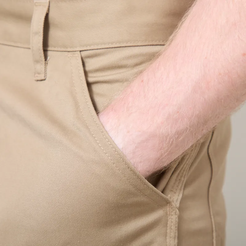 Carhartt WIP Simple Pant Leather Rinsed Denison Twill-8