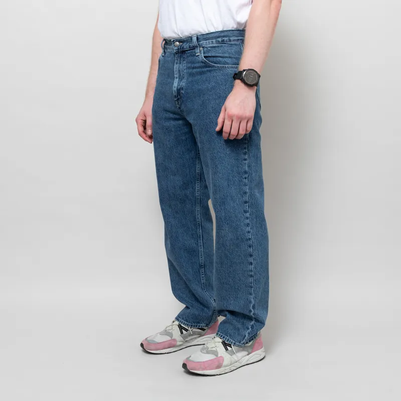 Edwin Matrix Pant Blue Mid Marble Wash-1