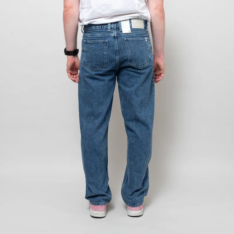 Edwin Matrix Pant Blue Mid Marble Wash-3