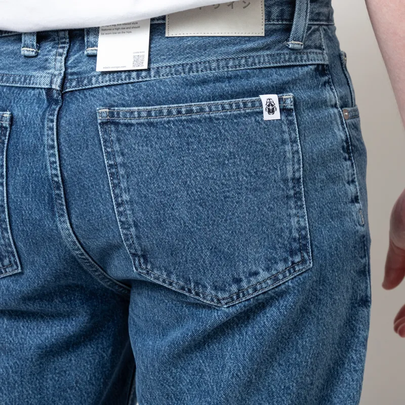 Edwin Matrix Pant Blue Mid Marble Wash-7