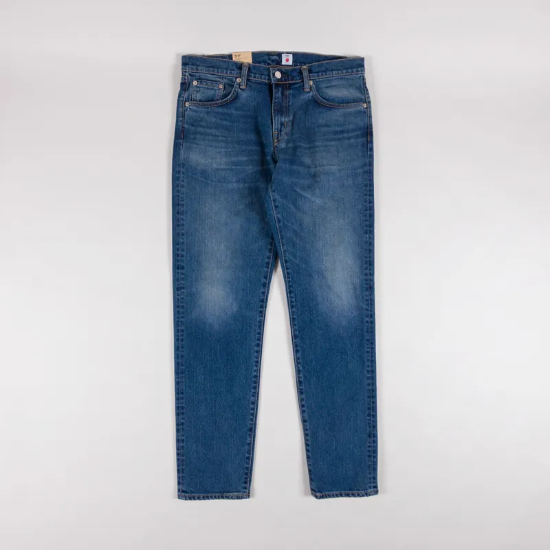 Edwin Regular Tapered Jeans Blue Mid Used-1