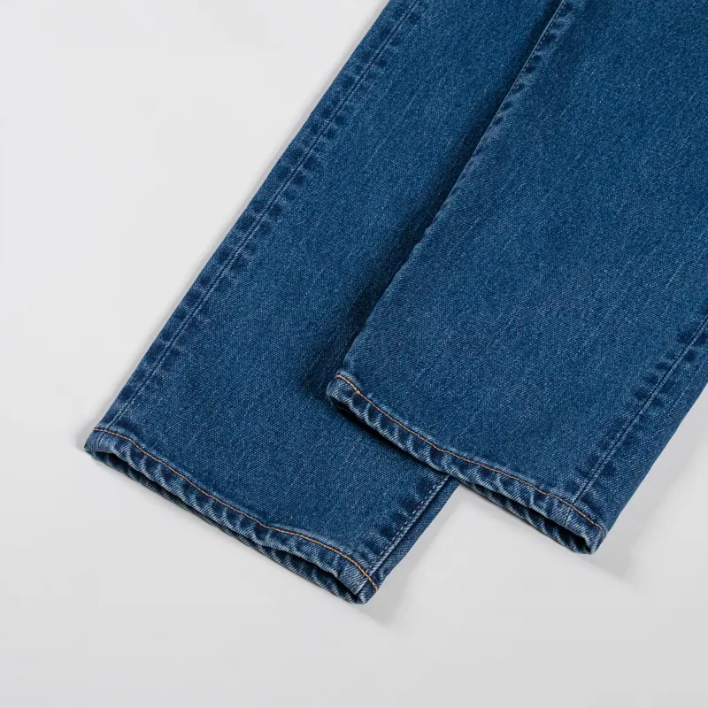 Edwin Regular Tapered Jeans Blue Mid Used-4