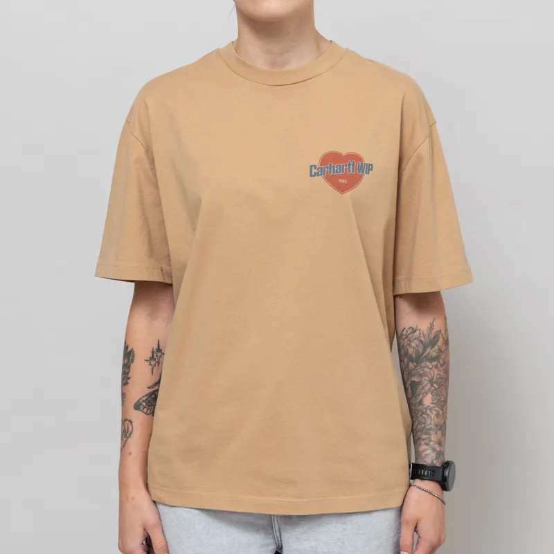 Carhartt WIP Womens Growth T Shirt Dusty H Brown
