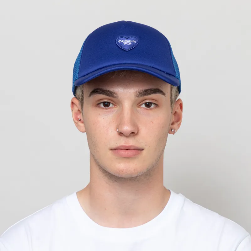 Carhartt WIP Heart Patch Trucker Cap Wolfsbane-1