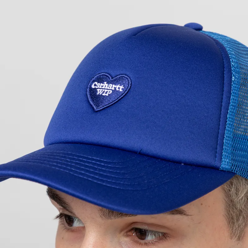 Carhartt WIP Heart Patch Trucker Cap Wolfsbane-3