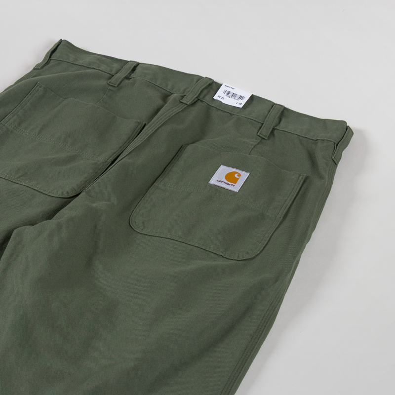 Carhartt WIP Albert Pant Dollar Green Rinsed Fountain Twill-5