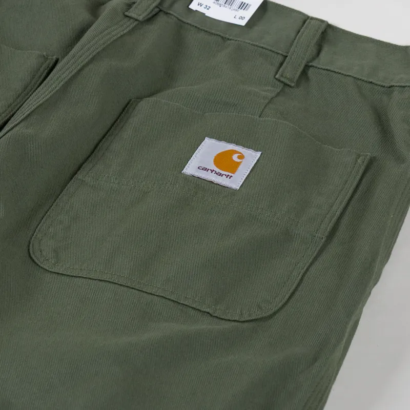Carhartt WIP Albert Pant Dollar Green Rinsed Fountain Twill-7