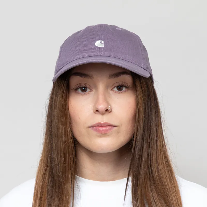 Carhartt WIP Womens Madison Logo Cap Phlox Wax-1
