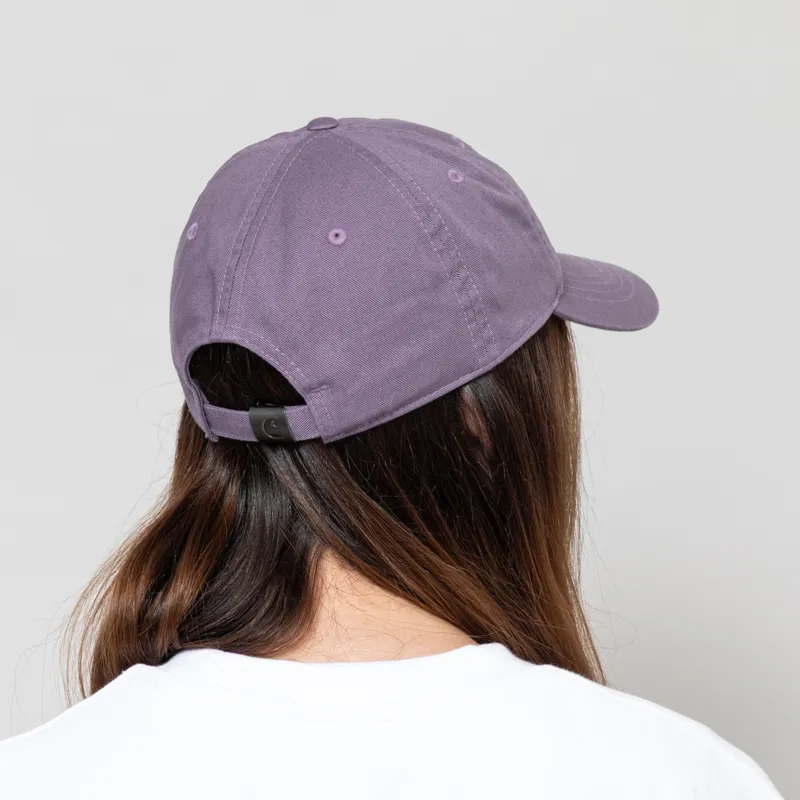 Carhartt WIP Womens Madison Logo Cap Phlox Wax-2